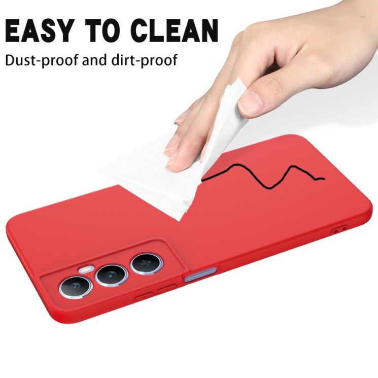Захисний чохол Deexe Silicone Case для Realme C65 - Yellow: фото 7 з 8