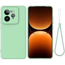 Защитный чехол Deexe Silicone Case для Realme GT 7 Pro - Green: фото 1 из 8