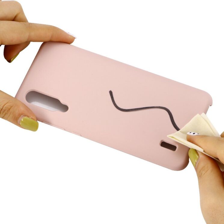Силіконовий (TPU) чохол Deexe Silicone Case для Xiaomi Mi 9 Lite / Mi CC9 - Pink: фото 5 з 6