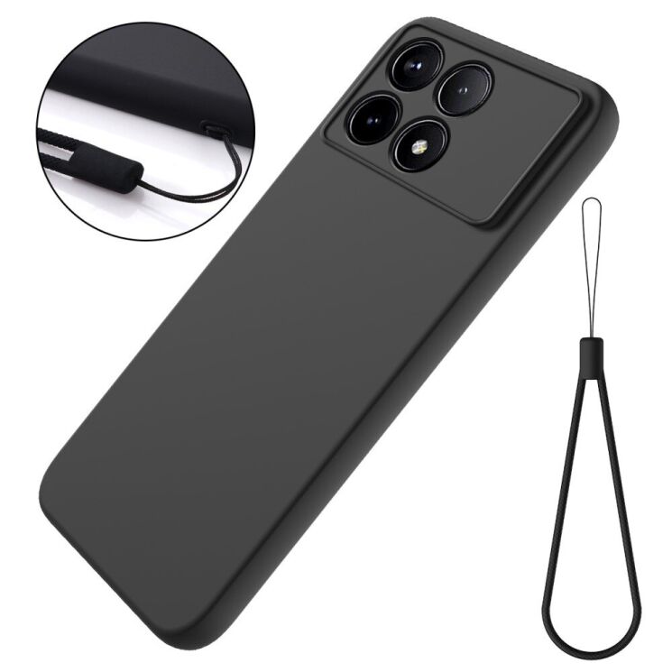 Защитный чехол Deexe Silicone Case для Xiaomi Poco F6 Pro - Yellow: фото 2 из 8
