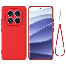 Защитный чехол Deexe Silicone Case для Xiaomi Poco X7 - Red: фото 1 из 8