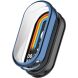 Защитный чехол Deexe Silicone Frame для Xiaomi Mi Smart Band 8 / 9 - Blue (326044L). Фото 1 из 8