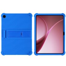 Захисний чохол Deexe Silicone Kickstand для OnePlus Pad Go 2 - Dark Blue: фото 1 з 11