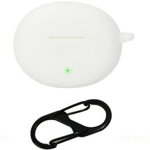 Защитный чехол Deexe Silicone Sleeve для OPPO Enco Air 4 - White: фото 1 из 8