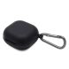 Захисний чохол Deexe Silky Silicone для Samsung Galaxy Buds Live / Buds Pro / Buds 2 / Buds 2 Pro / Buds FE - Black (267813B). Фото 1 з 6