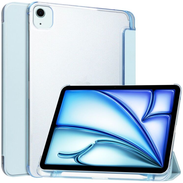 Защитный чехол Deexe Slim Cover для Apple iPad Air 13 M3/M2 (2025/2024) - Sky Blue: фото 1 из 7