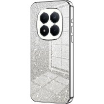 Защитный чехол Deexe Sparkles Cover для Xiaomi Redmi Note 15 Pro - Silver: фото 1 из 7