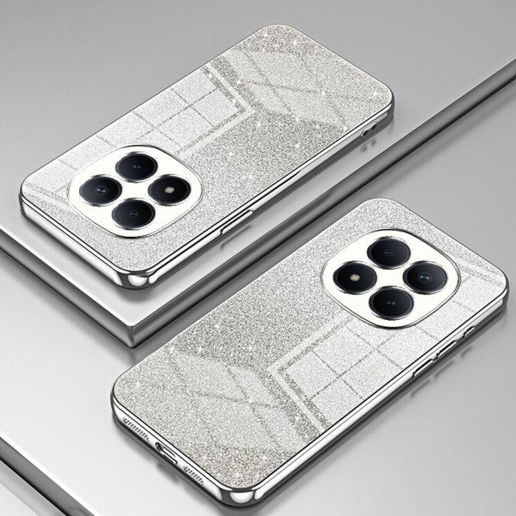 Защитный чехол Deexe Sparkles Cover для Xiaomi Redmi Note 15 Pro - Silver (405238S) Защитный чехол Deexe Sparkles Cover для Xiaomi Redmi Note 15 Pro - Silver: фото 2 из 7