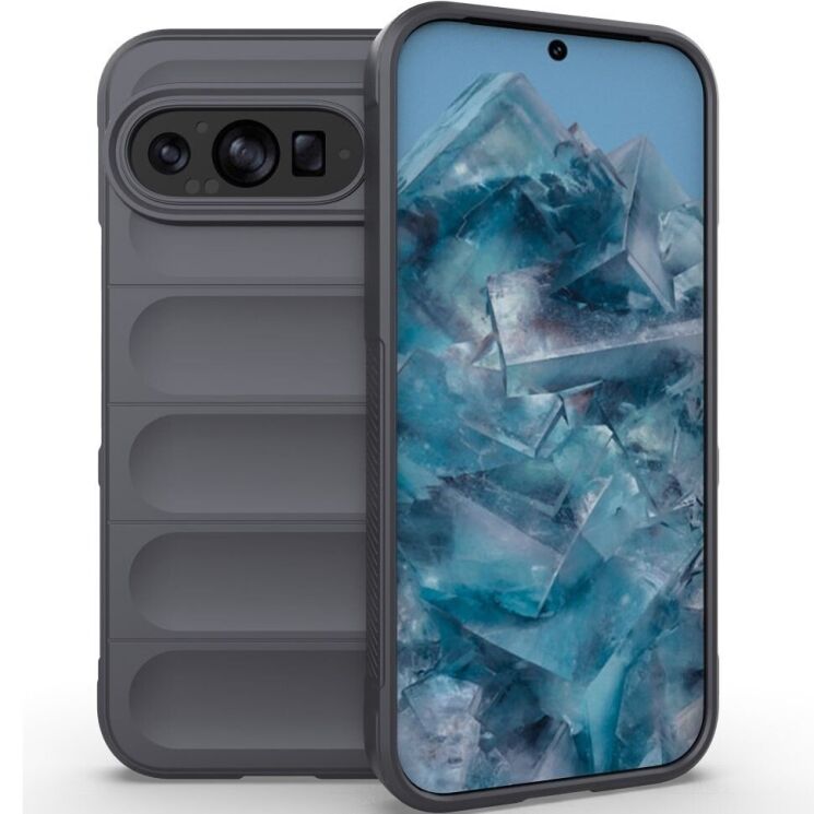 Захисний чохол Deexe Terra Case для Google Pixel 9 / 9 Pro - Dark Grey: фото 1 з 6