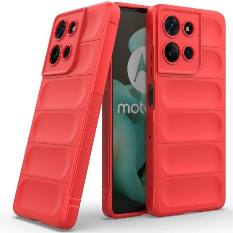 Защитный чехол Deexe Terra Case для Motorola Moto G75 - Red: фото 2 из 6