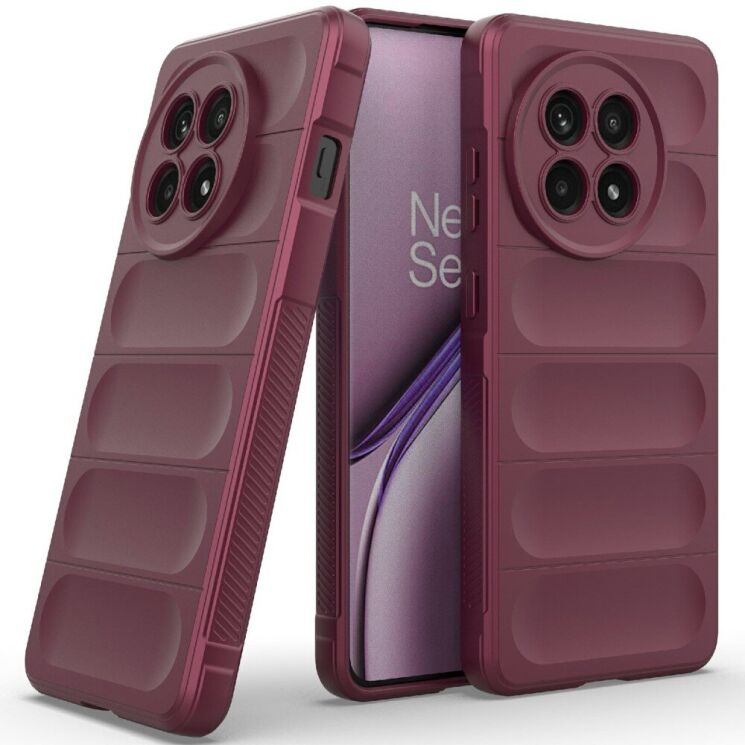 Защитный чехол Deexe Terra Case для OnePlus 13R / Ace 5 / Ace 5 Pro - Wine Red: фото 2 из 7