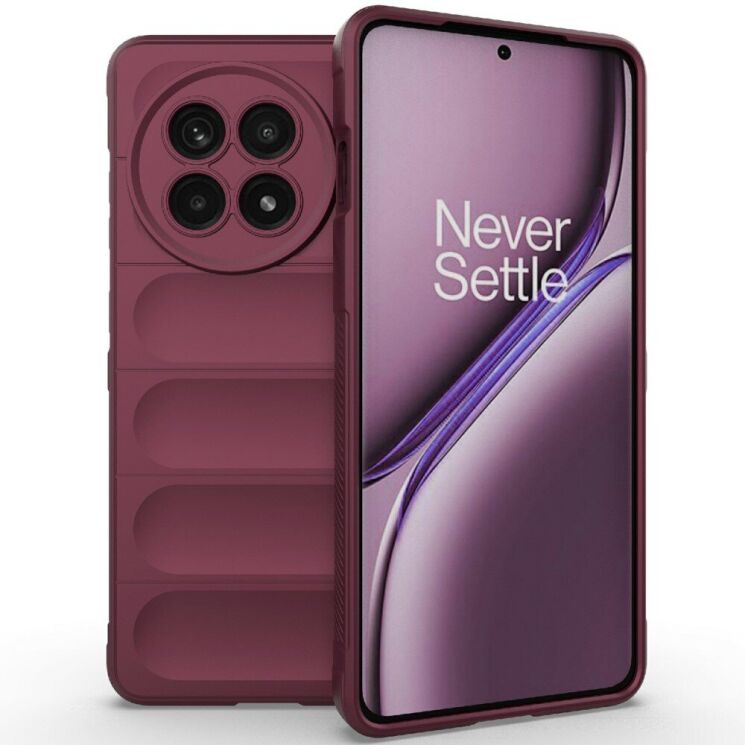 Защитный чехол Deexe Terra Case для OnePlus 13R / Ace 5 / Ace 5 Pro - Wine Red: фото 1 из 7
