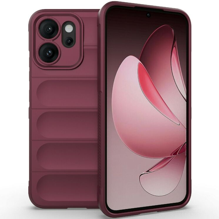 Захисний чохол Deexe Terra Case для OPPO Reno 14 5G - Wine Red: фото 1 з 6