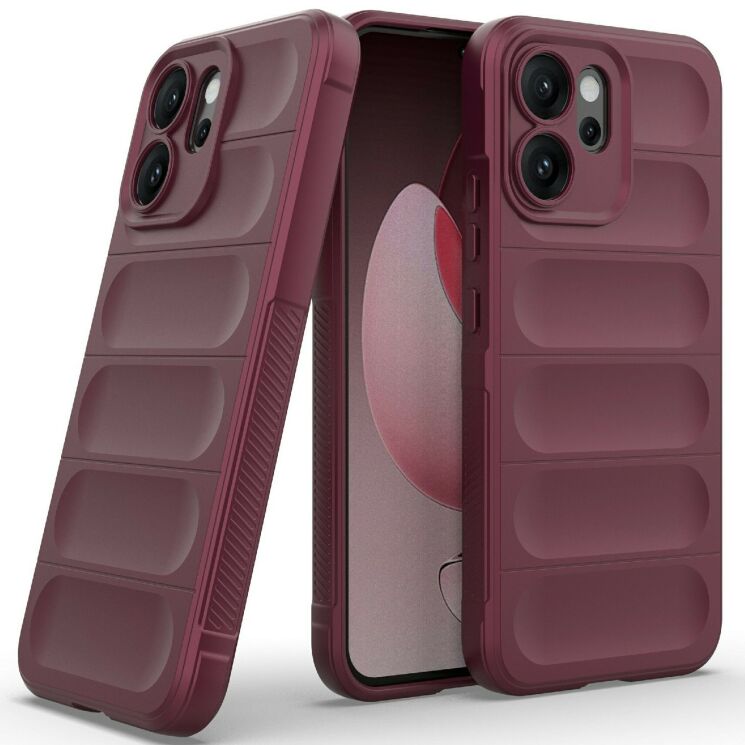 Захисний чохол Deexe Terra Case для OPPO Reno 14 5G - Wine Red: фото 2 з 6
