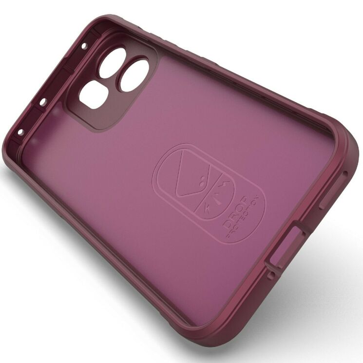 Захисний чохол Deexe Terra Case для OPPO Reno 14 5G - Wine Red: фото 3 з 6