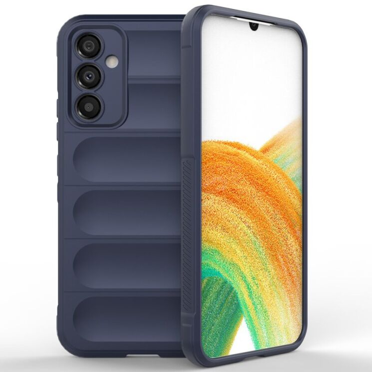 Защитный чехол Deexe Terra Case для Samsung Galaxy A34 (A346) - Dark Blue: фото 1 из 4