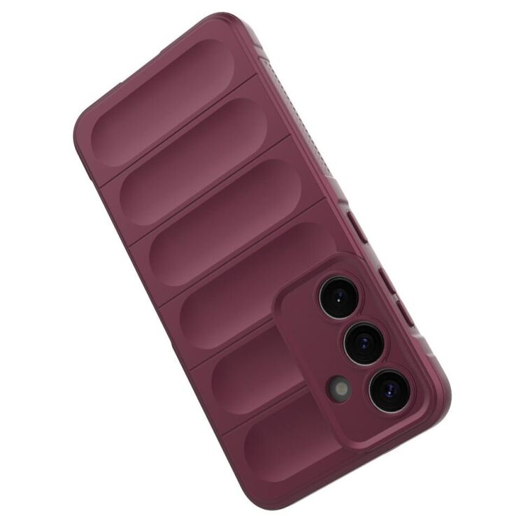 Защитный чехол Deexe Terra Case для Samsung Galaxy S25 (S931) - Wine Red: фото 3 из 6