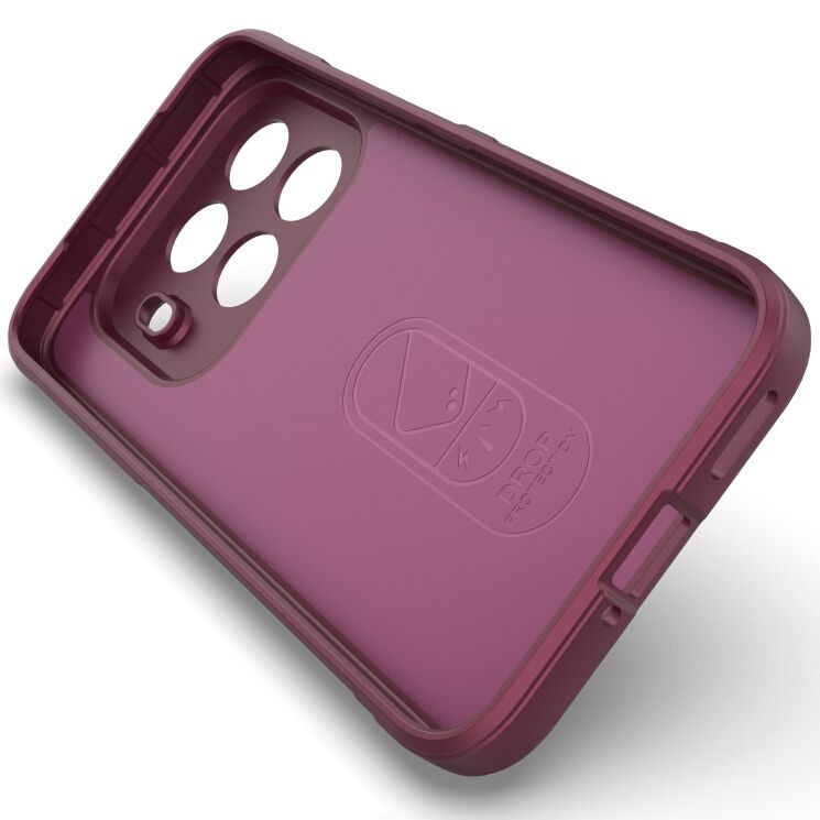 Силіконовий (TPU) чохол Deexe Terra Case для Xiaomi 15T Pro - Wine Red: фото 3 з 9