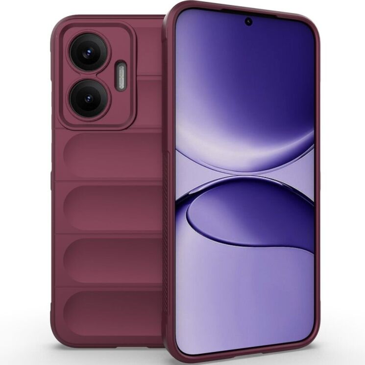 Защитный чехол Deexe Terra Case для Xiaomi Poco F7 - Wine Red: фото 1 из 9