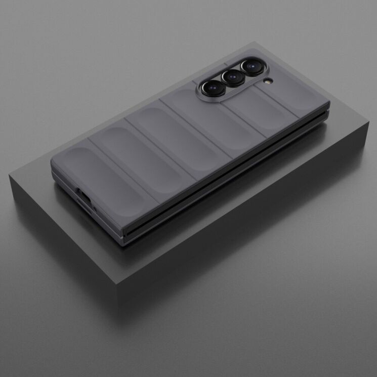Захисний чохол Deexe Terra Case (FF) для Samsung Galaxy Fold 6 - Dark Grey: фото 4 з 7