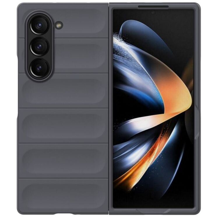 Захисний чохол Deexe Terra Case (FF) для Samsung Galaxy Fold 6 - Dark Grey: фото 2 з 7