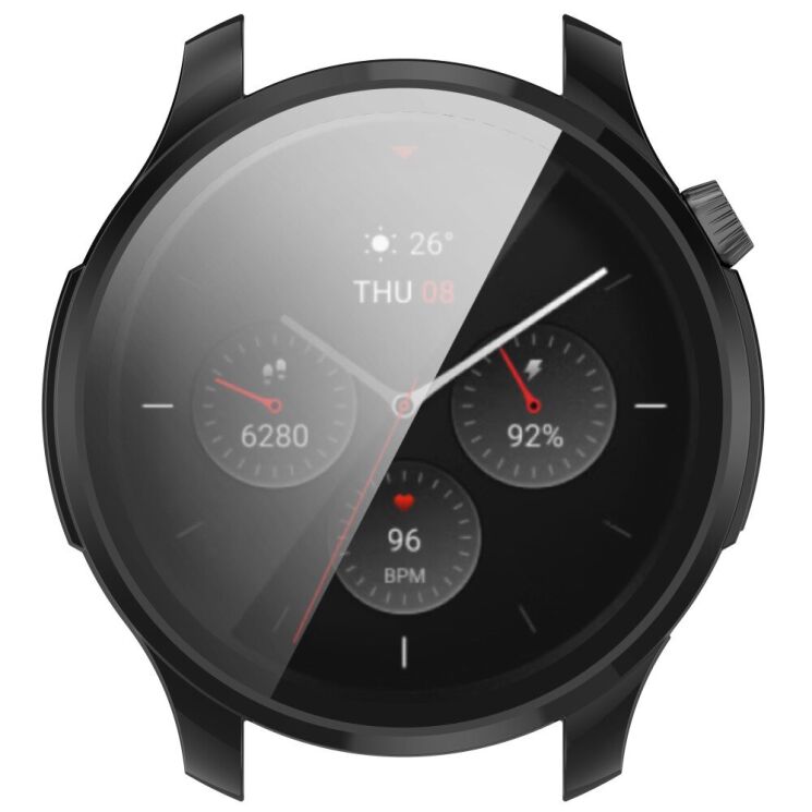 Защитный чехол Deexe Watch Case для Xiaomi Amazfit GTR 4 - Black: фото 4 из 8