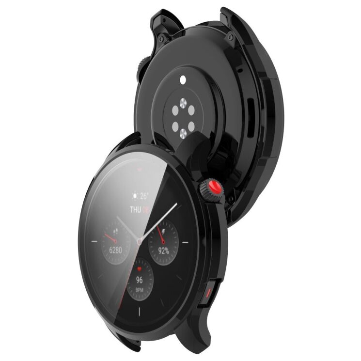 Защитный чехол Deexe Watch Case для Xiaomi Amazfit GTR 4 - Black: фото 7 из 8