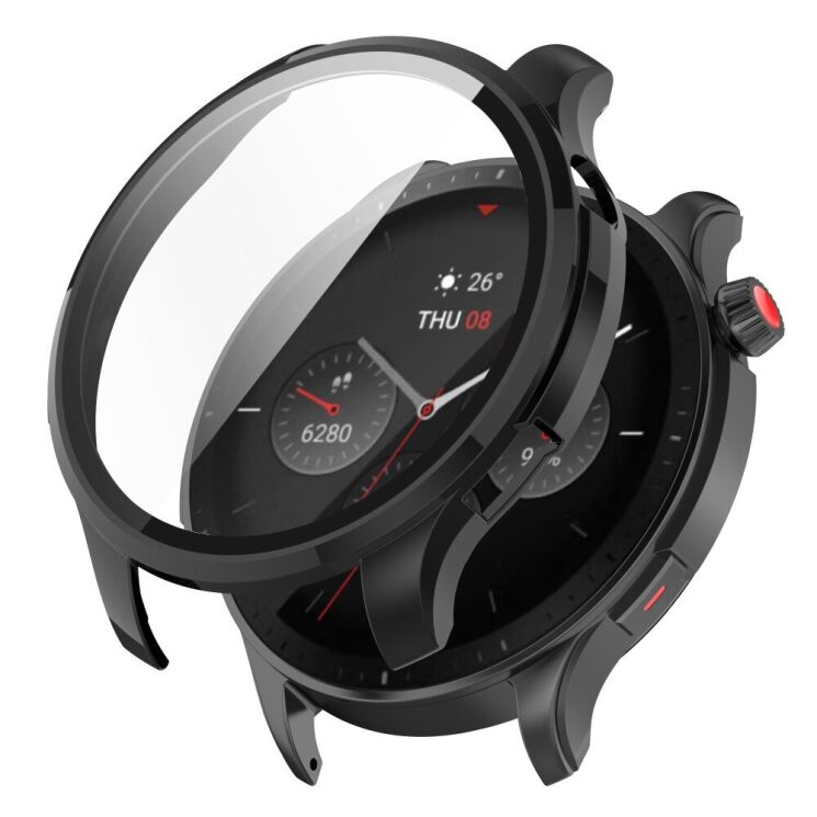 Защитный чехол Deexe Watch Case для Xiaomi Amazfit GTR 4 - Black: фото 1 из 8