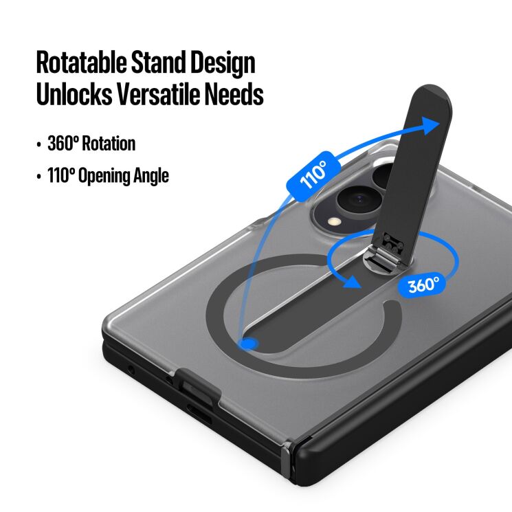 Захисний чохол Dux Ducis Horizon MagStand для Samsung Galaxy Fold 8 - Blue: фото 6 з 13