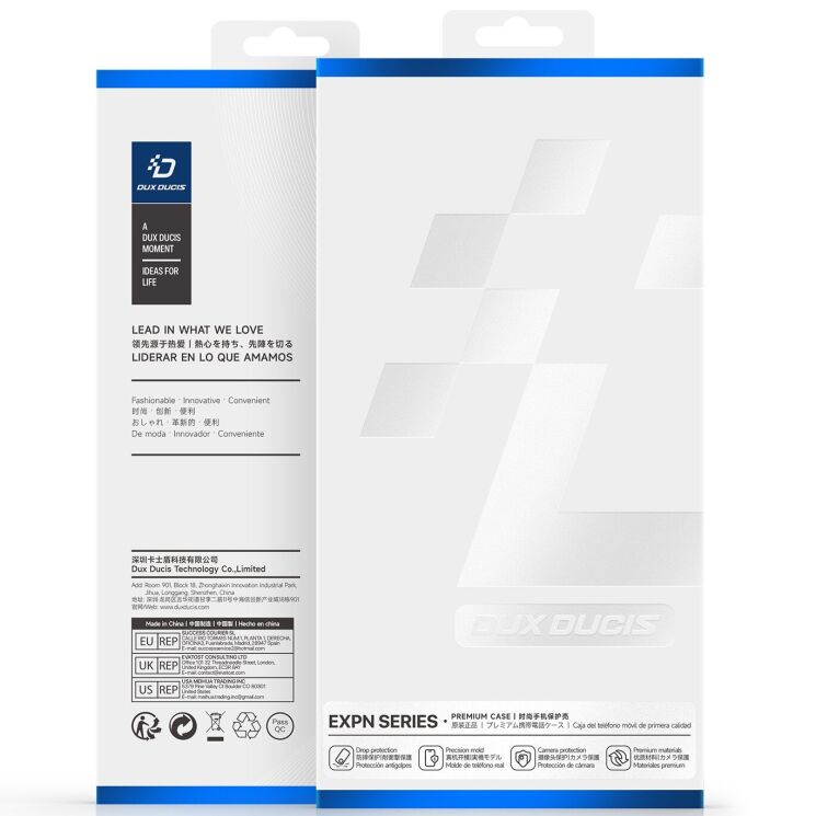 Захисний чохол Dux Ducis Horizon MagStand для Samsung Galaxy Fold 8 - Blue: фото 13 з 13