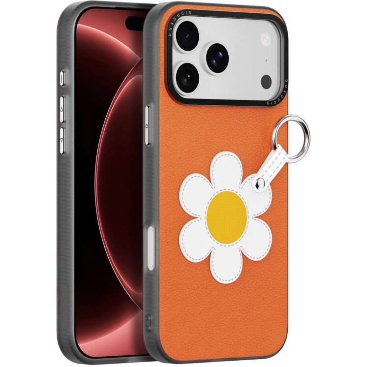 Захисний чохол DUX DUCIS Luvy Series для iPhone 18 Pro Max / 17 Pro Max - Orange (423835O) Захисний чохол DUX DUCIS Luvy Series для iPhone 18 Pro Max / 17 Pro Max - Orange: фото 1 з 13
