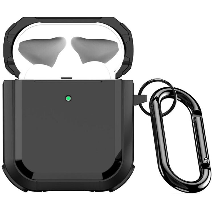 Защитный чехол DUX DUCIS PECA Series для Apple AirPods 1 / 2 - Black: фото 1 из 18