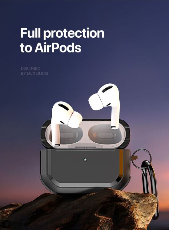 Защитный чехол DUX DUCIS PECA Series для Apple AirPods 1 / 2 - Red: фото 5 из 18