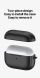 Захисний чохол DUX DUCIS PECC Series для Apple AirPods Pro 2 - Red / Black (306030BR). Фото 11 з 18