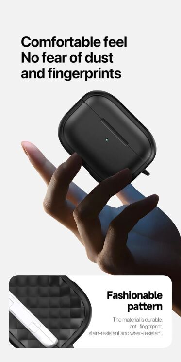 Захисний чохол DUX DUCIS PECC Series для Apple AirPods Pro 2 - Red / Black: фото 7 з 18