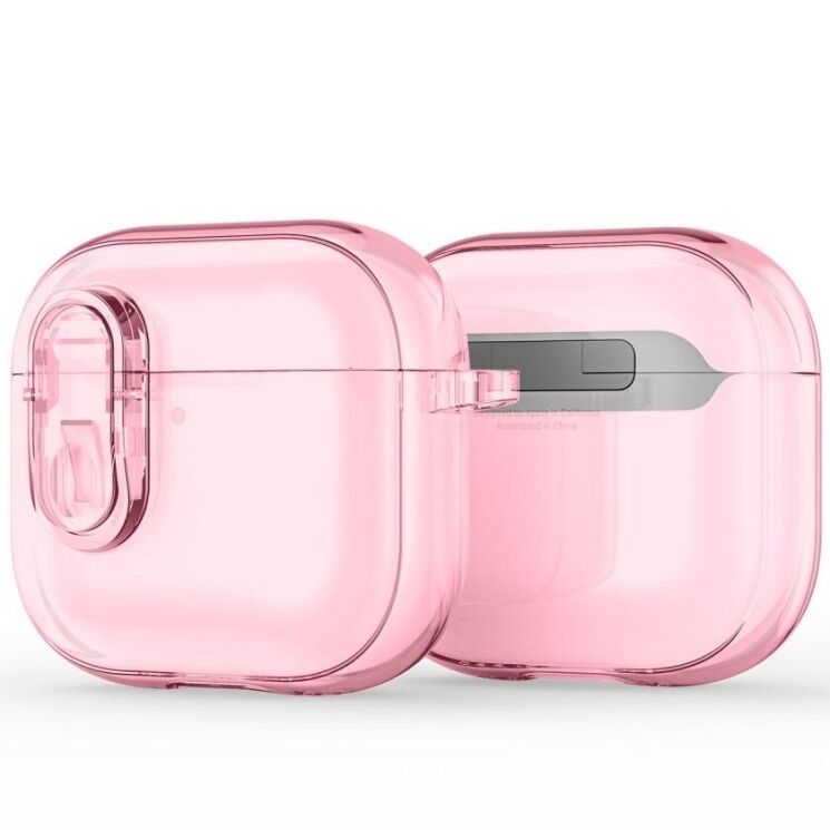 Защитный чехол DUX DUCIS PECL Series для Apple AirPods 4 - Pink: фото 1 из 10