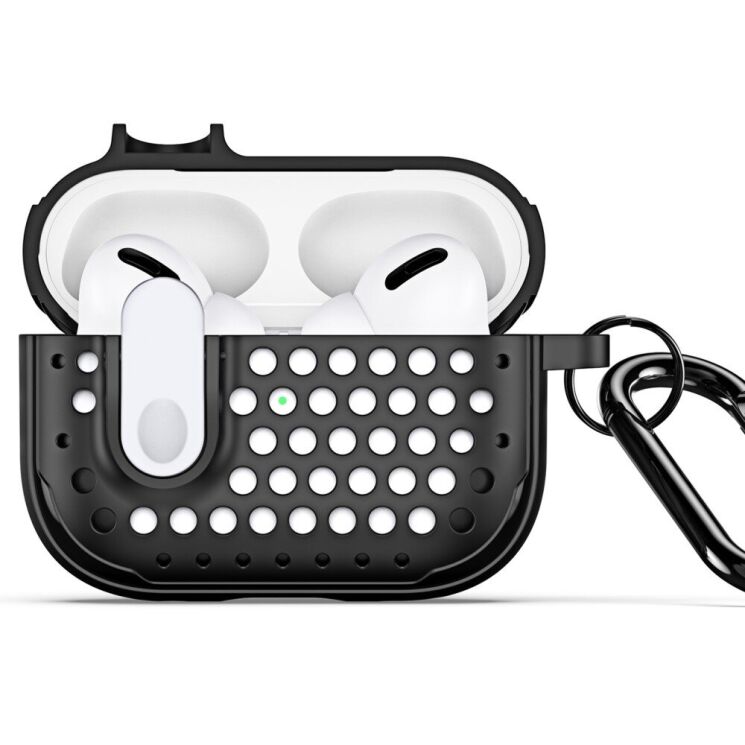 Захисний чохол DUX DUCIS PECM Series для Apple AirPods Pro 2 - Black / White: фото 1 з 19
