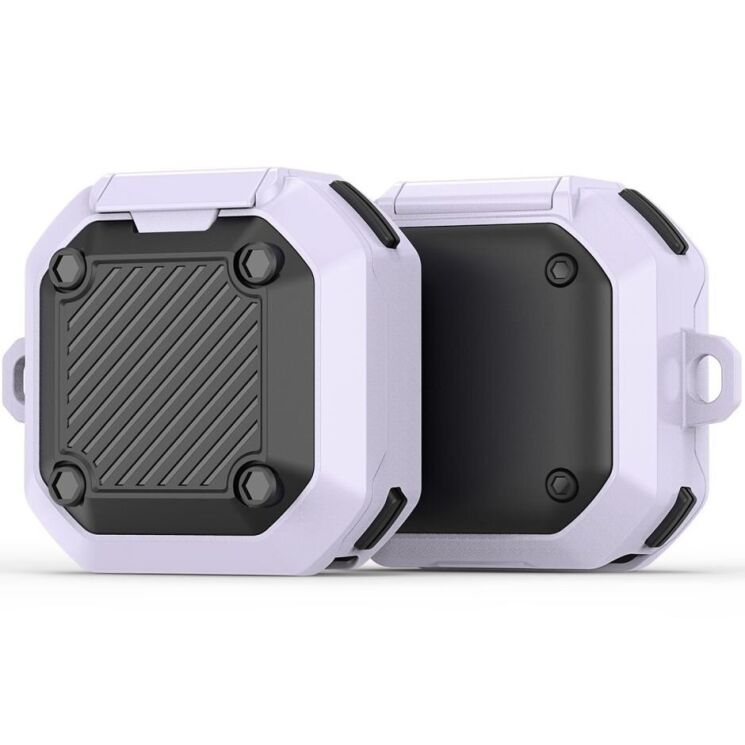 Захисний чохол DUX DUCIS SECG Series для Samsung Galaxy Buds Live / Buds Pro / Buds 2 / Buds 2 Pro / Buds FE - Light Purple: фото 1 з 10