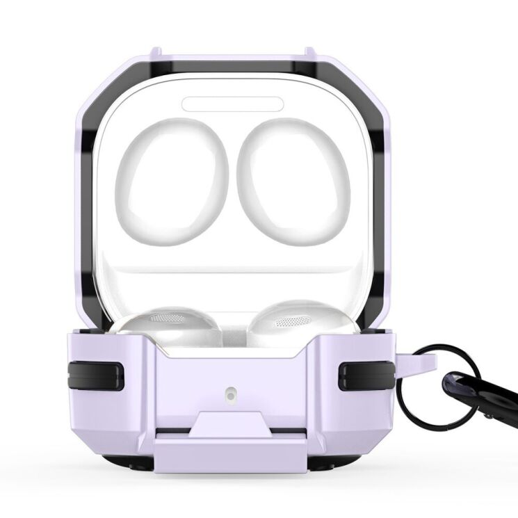 Захисний чохол DUX DUCIS SECG Series для Samsung Galaxy Buds Live / Buds Pro / Buds 2 / Buds 2 Pro / Buds FE - Light Purple: фото 2 з 10