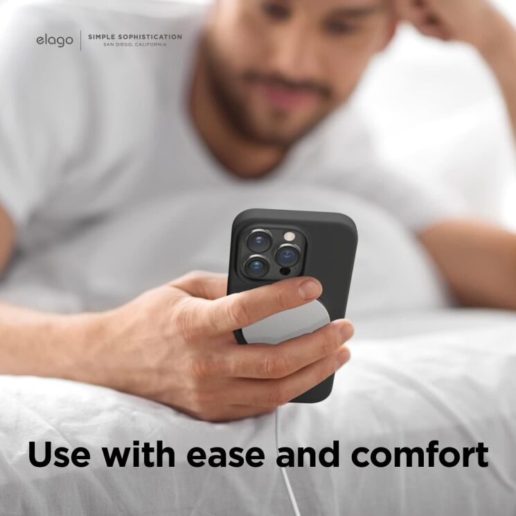Защитный чехол Elago Silicone Case MagSafe для Apple iPhone 14 Plus - Black: фото 7 из 7