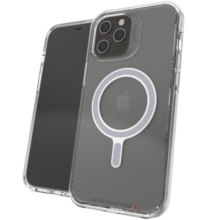 Защитный чехол Gear4 Crystal Palace Snap MagSafe для Apple iPhone 12 Pro Max (702007476) - Clear: фото 2 из 16