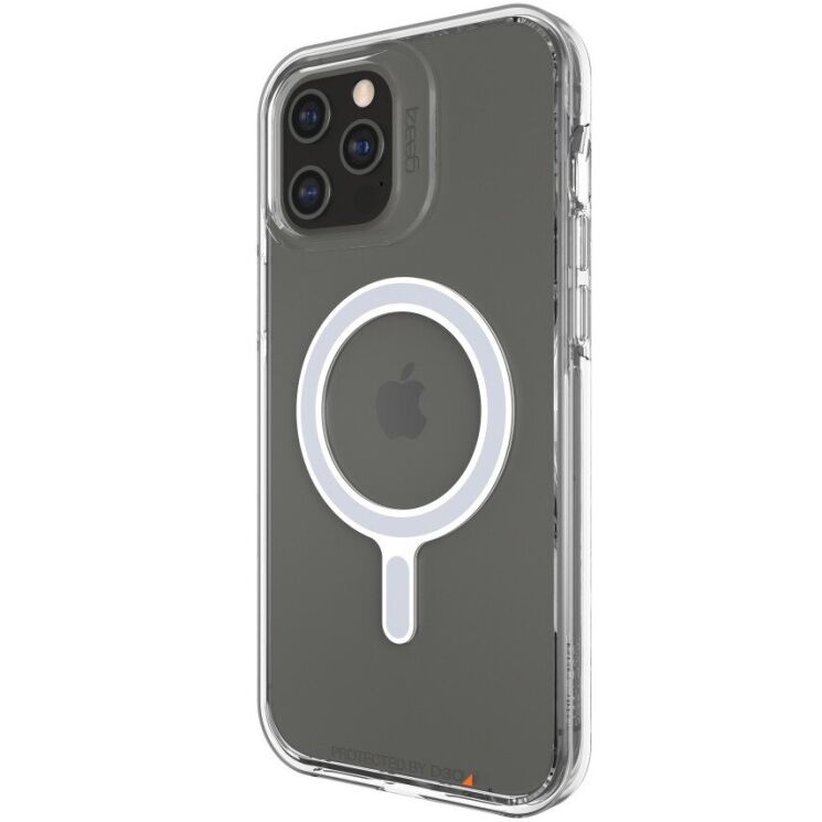 Защитный чехол Gear4 Crystal Palace Snap MagSafe для Apple iPhone 12 Pro Max (702007476) - Clear: фото 5 из 16