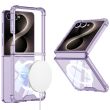 Захисний чохол GKK AirBag Mag для Samsung Galaxy Flip 8 - Transparent Purple (423568TV)