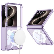 Захисний чохол GKK AirBag Mag для Samsung Galaxy Flip 8 - Transparent Purple: фото 1 з 6