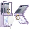 Захисний чохол GKK AirBag Mag with Ring для Samsung Galaxy Flip 7 - Light Purple (383946LV)