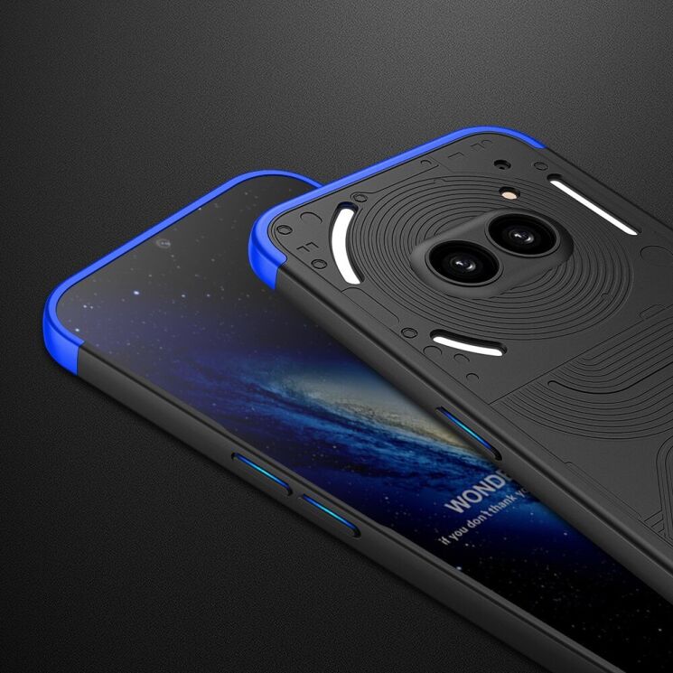 Защитный чехол GKK Double Dip Case для Nothing Phone (2a) / Phone (2a) Plus - Blue: фото 4 из 12