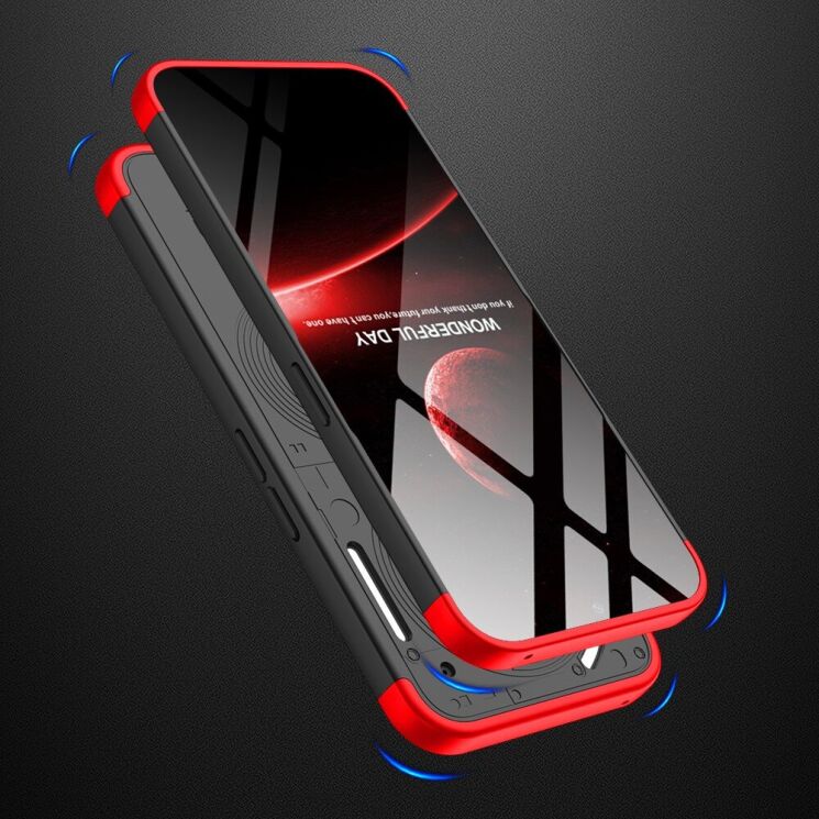 Защитный чехол GKK Double Dip Case для Nothing Phone (2a) / Phone (2a) Plus - Blue: фото 6 из 12