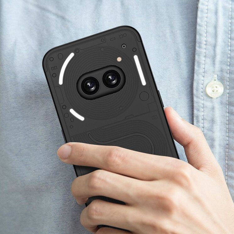 Защитный чехол GKK Double Dip Case для Nothing Phone (2a) / Phone (2a) Plus - Blue: фото 8 из 12