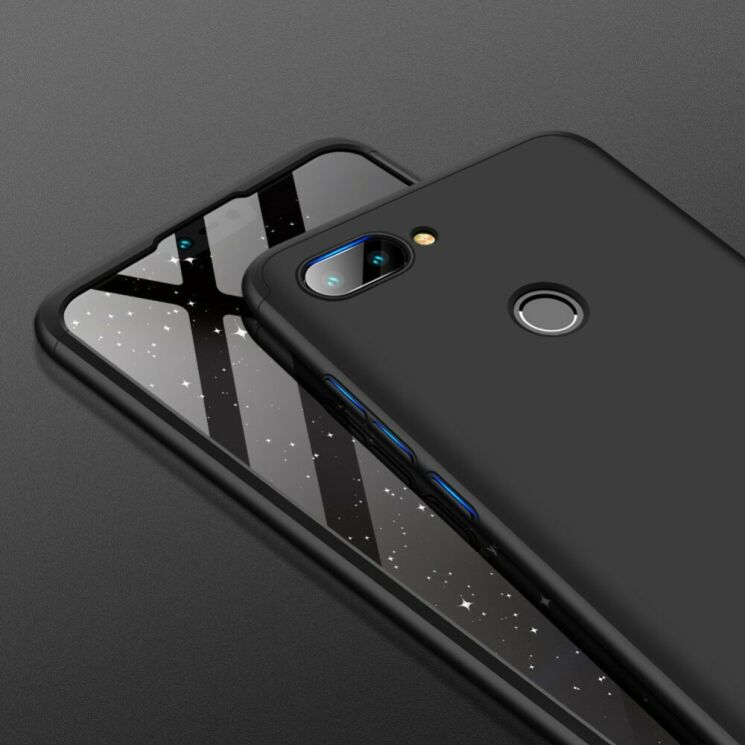 Защитный чехол GKK Double Dip Case для Xiaomi Mi 8 Lite - Black: фото 6 из 16