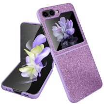 Защитный чехол GKK Glitter Design для Samsung Galaxy Flip 5 - Purple: фото 1 из 8